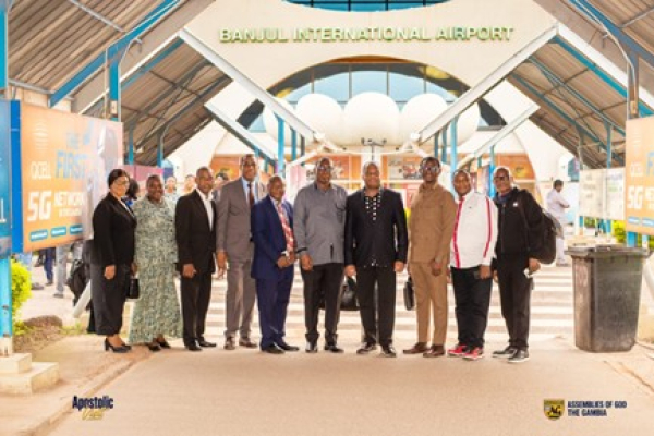 Assemblies of God Ghana General Superintendent on Apostolic Mission to Gambia