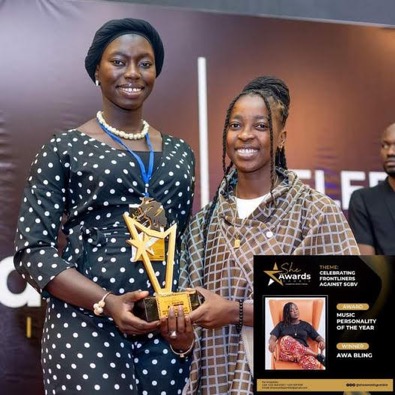 Awa Bling bags She Awards Gambia Music Personality of the Year
