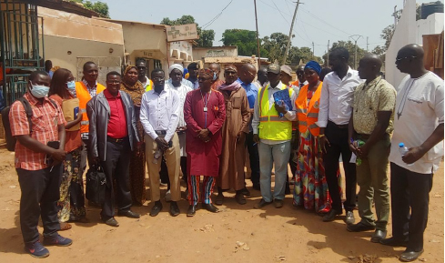 BAC, NRA visit 400m Brikama Jambarr Sanneh Road project