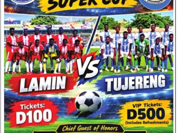 Lamin to brawl with Tujereng for West Coast Region Zonal curtain raiser crown