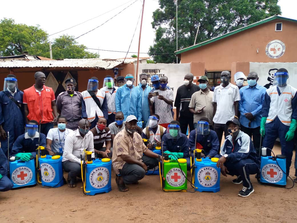 BAC, Red Cross fumigate Markets, Mosques and Churches in WCR