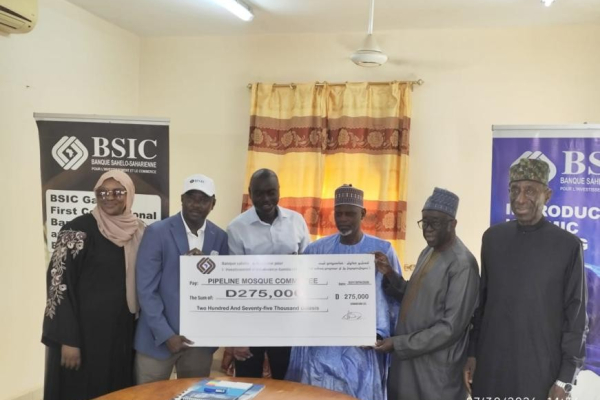 BSIC Gambia donates D275,000 to Pipeline Mosque Foundation