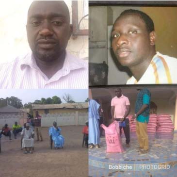 US-based Gambian referee donates rice to Kerr Mama