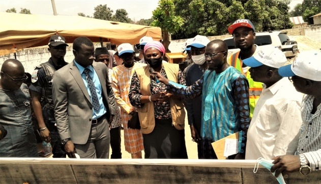 Minister Badjie lays foundation stone of youth-friendly muti-purpose center in Brikama