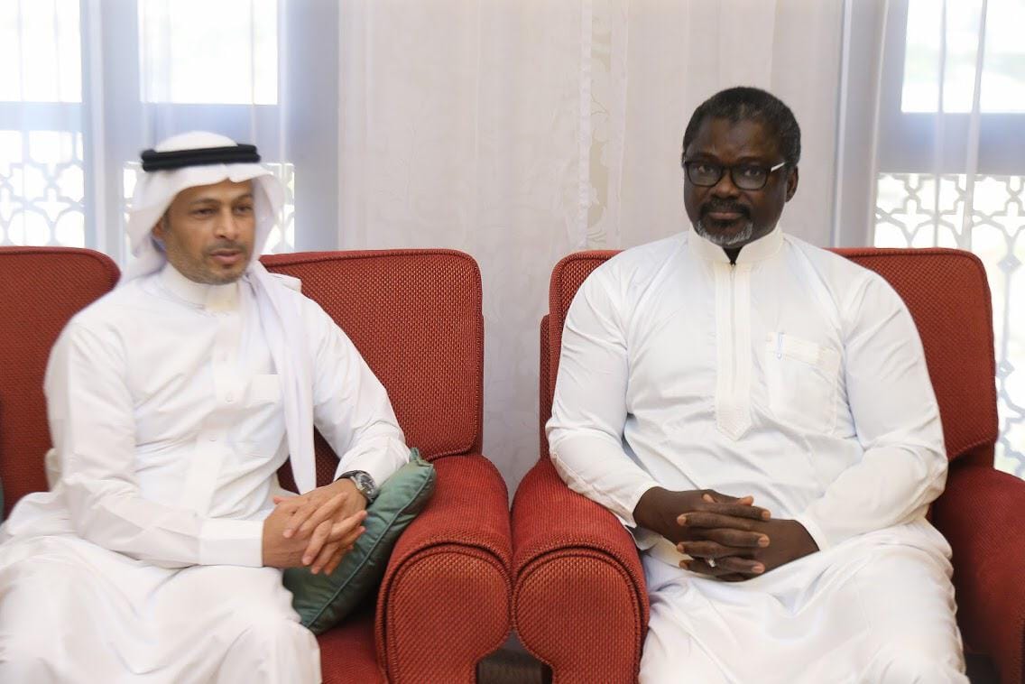 Bajo receives Eidul Fitr greetings message from Saudi Football Federation prexy