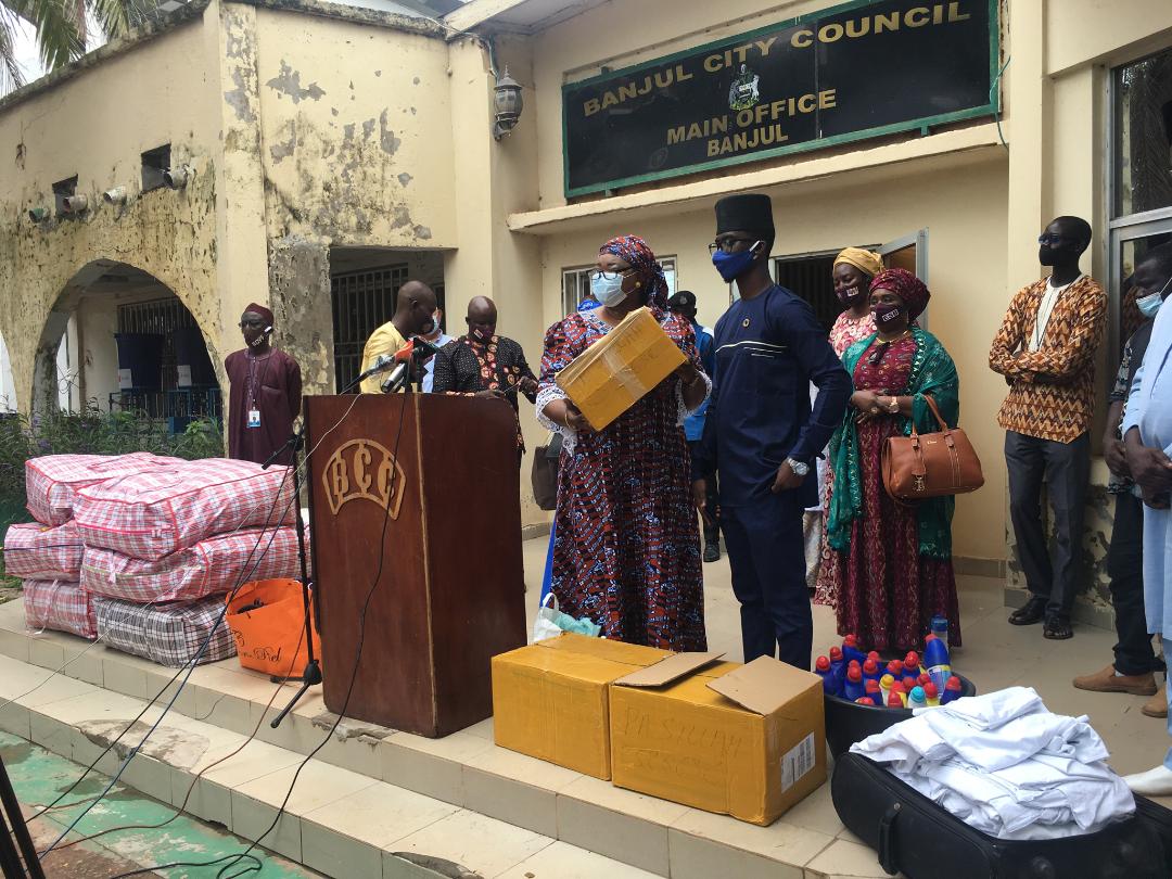 Banjul Mayoress initiates 100,000 facemasks for Gambians