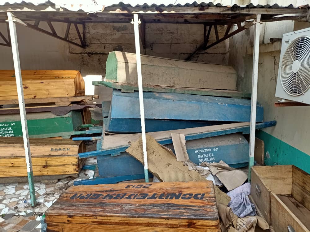 Banjul mortuary lacks adequate coffins