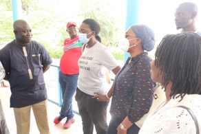 Global Fund team visits Bansang Hospital Oxygen Plant