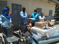 First Lady’s Foundation presents medical items to Bansang Hospital