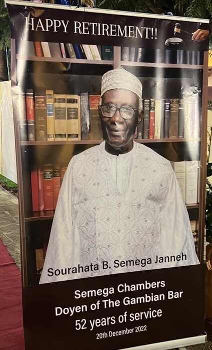 Barrister Janneh retires after 52 years of service 
