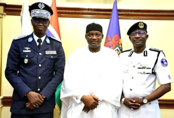 Barrow receives Senegalese police chief