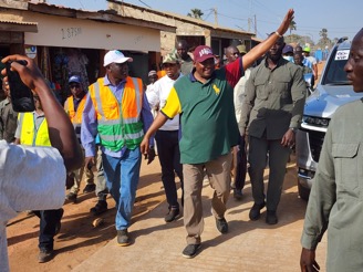 Barrow aims to ‘decentralise road projects connecting Gambia