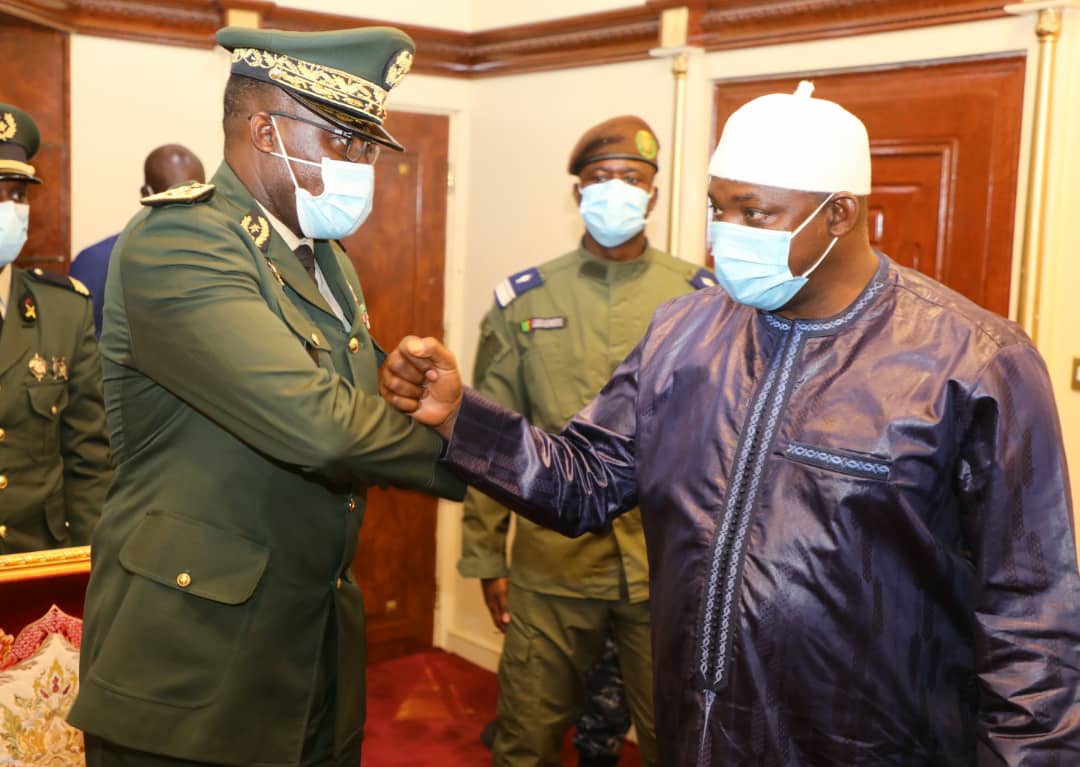 Barrow receives inspector general of Senegalese Armed Forces