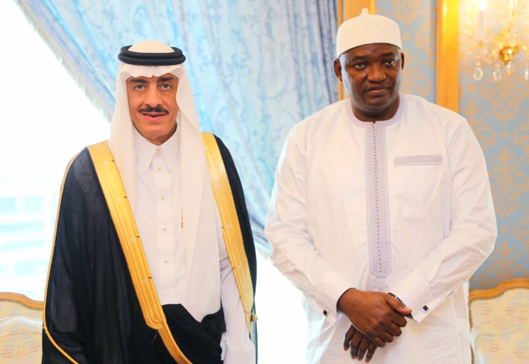 Visite de courtoisie du Président de la Banque Islamique au Président Barrow