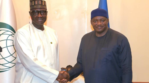 Barrow urges new ECOWAS President to maintain democracy, regional integration