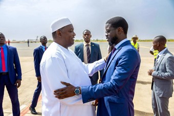 President Faye, Barrow hold closed-door talks in Banjul