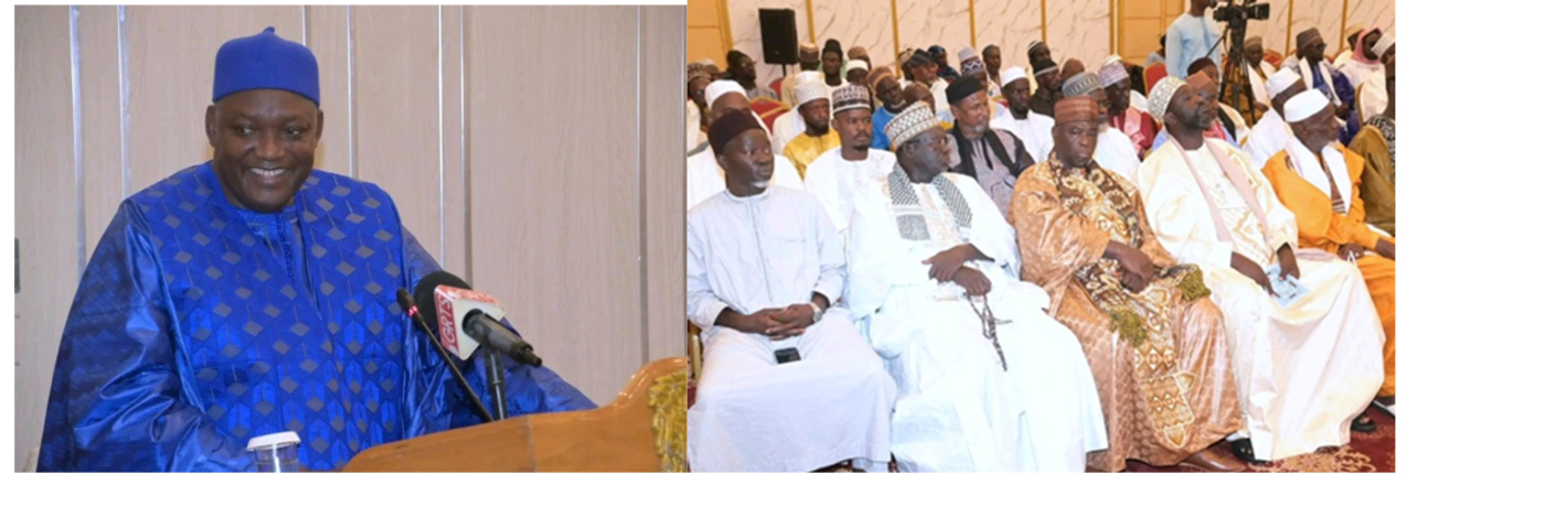 Barrow says religious leaders key to national peace, unity