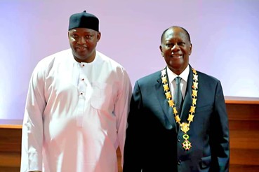 Barrow attends Ouattara’s fourth term inauguration