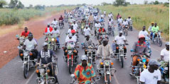 NPP AVERTORIAL  President Barrow receives thunderous welcome in CRR north