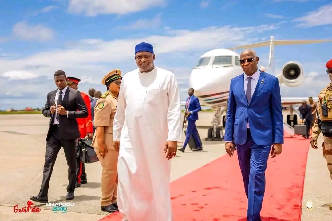 Barrow in Guinea Conakry for working visit
