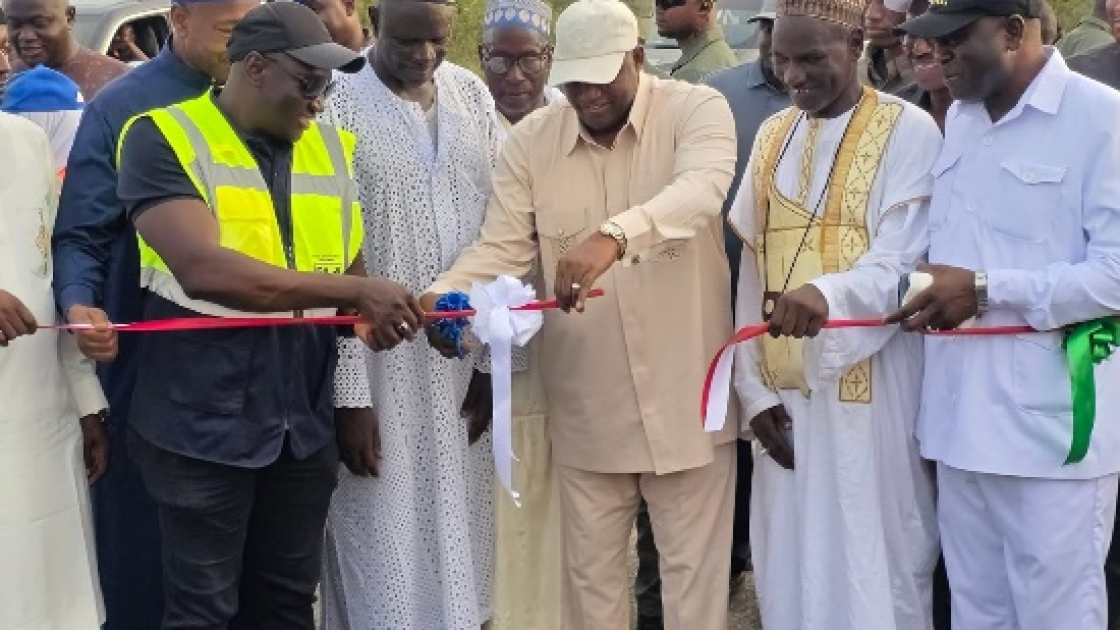 Barrow inaugurates 26KM Reneru-Karantaba road project in CRR to boost connectivity