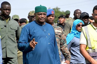 Barrow inspects Kotu Bridge, Sukuta-Jabang Overpass, says 90% complete