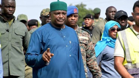 Barrow inspects Kotu Bridge, Sukuta-Jabang Overpass, says 90% complete