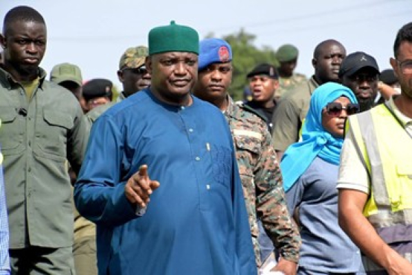 Barrow inspects Kotu Bridge, Sukuta-Jabang Overpass, says 90% complete