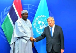 Barrow meets UN Secretary General 