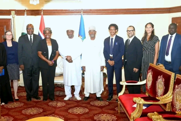 Barrow receives pre-election delegation led by former U.S. ambassador to UN