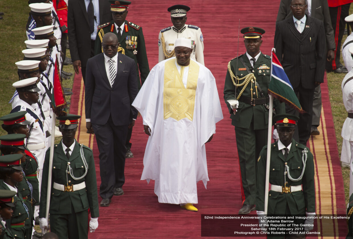 Barrow leaves for Guinea Bissau