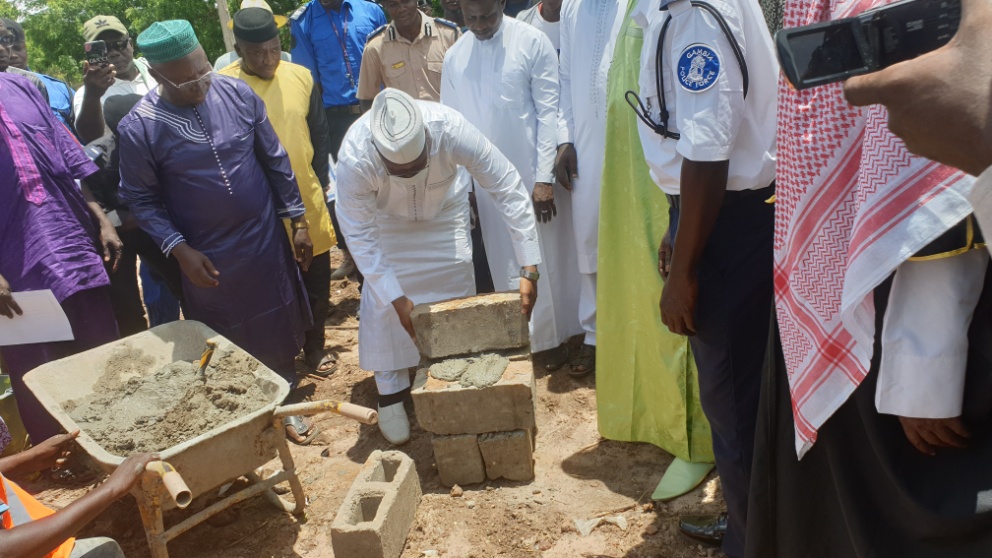 GACH CEO lays D1.7M foundation stone for Basse PIU complex