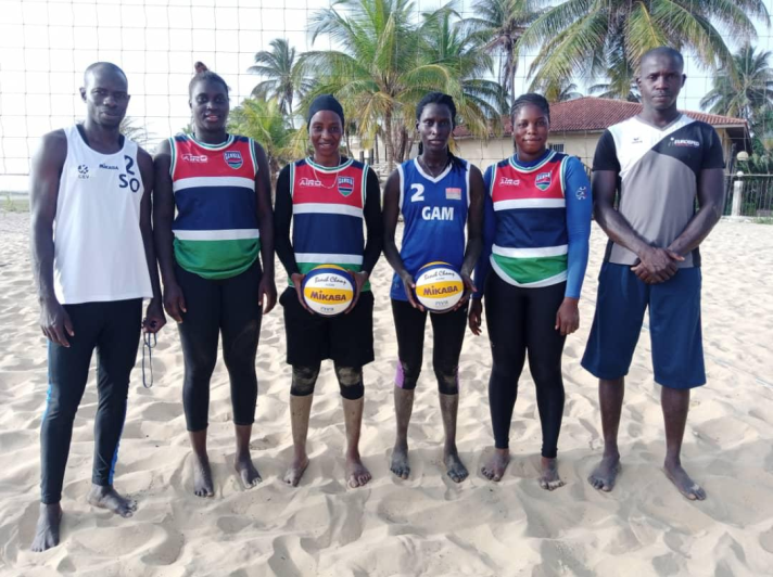 Gambia beach volleyball teams aim to book Tokyo ticket in Morocco