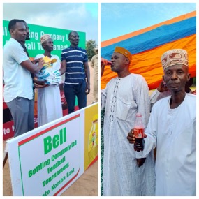 Bell Bottling Company holds draw for football tourney
