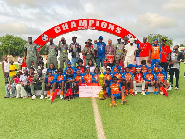 Berewuleng FC lift Women’s FF Cup trophy