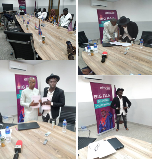 Africell renews contract with Big Faa