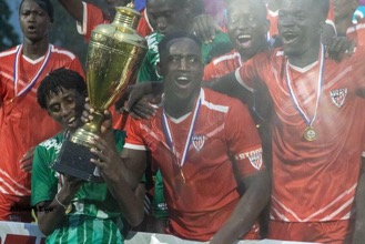 Bilbao FC clutch SK West Super Cup trophy