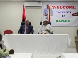 Banjul City Council welcomes Bissau Mayor for historic visit