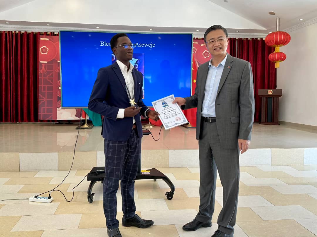 Chinese Embassy awards Gambian youth designer