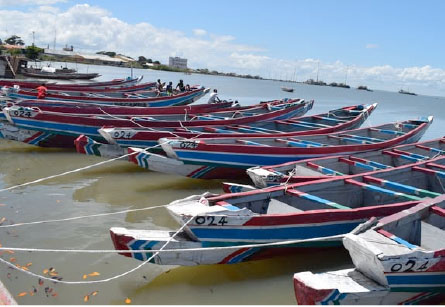 Fisheries Ministry hands over 20 fishing canoes to communities in Gambia
