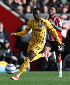 Brighton extol Yankuba Minteh work rate in English Premier League