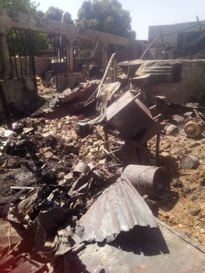 Fire ravages Brikama Sandika