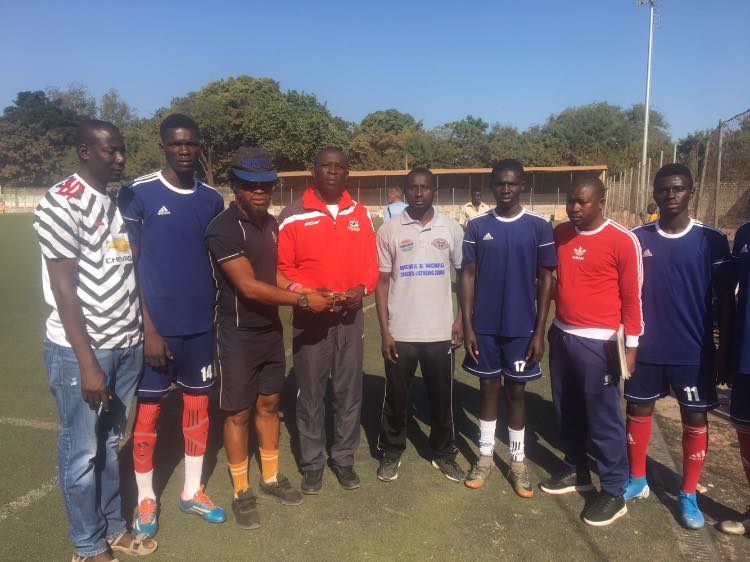 Brikama Utd presents cash to Modou Sillah, Adama Cham for overseas treatment