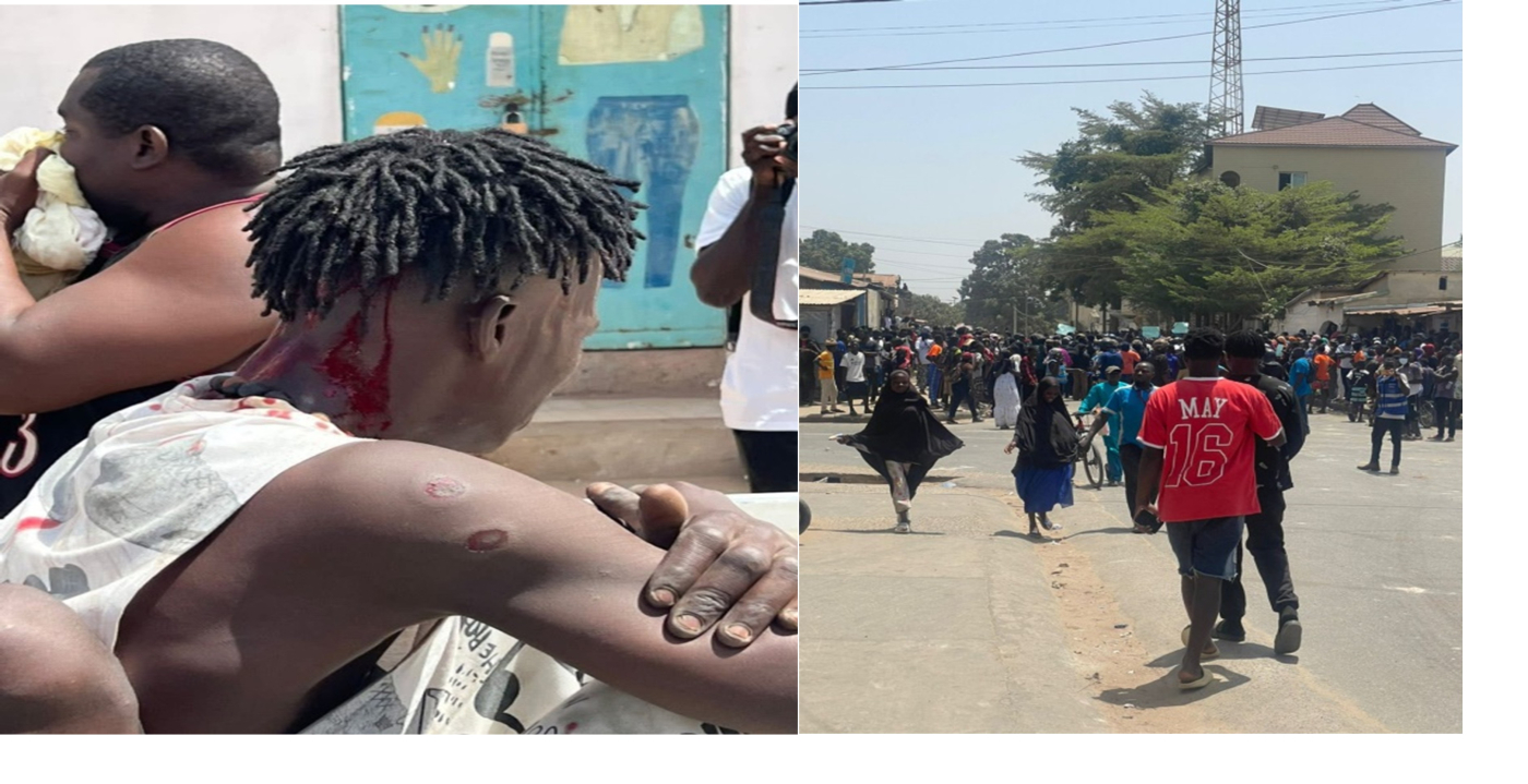 Brufut Protest turns violent amid tear gas and injuries over Ousainou Bojang detention
