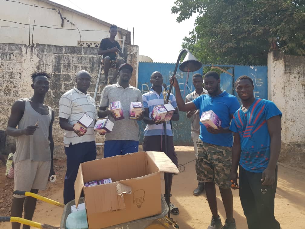 Bundung’s “Lighten Freetown Street” project implemented in only three weeks
