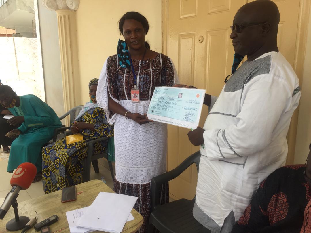 Buzz Women Gambia awards over D400K water project contract for Sukuta women garden