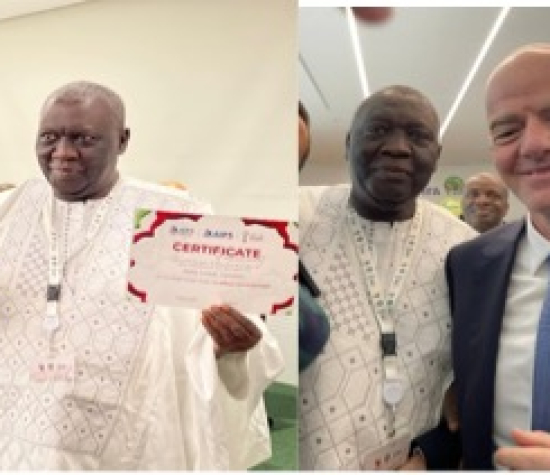 CAF honour Pap Saine