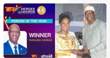CG Darboe named Heroes Award Person of the Year