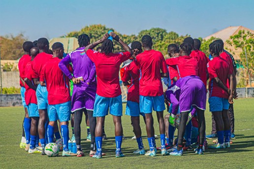 Gambia home national team start training ahead of Algeria clash