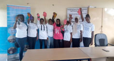 CHE sanitary pads TOT ends in Banjul